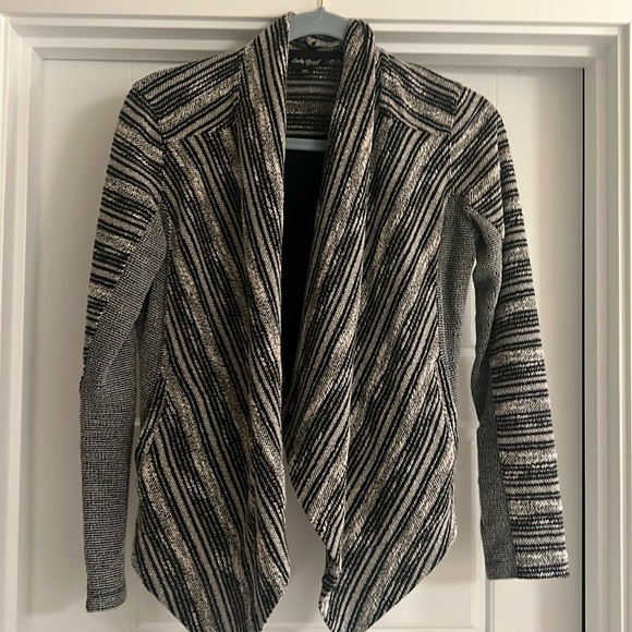 Lucky Brand Sweaters - Lucky Brand Woman's Extra Small Cardigan Sweater Black Gray